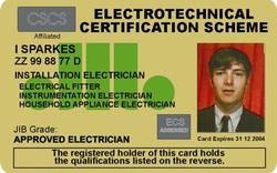 JIB Gold Card Approved Electrician